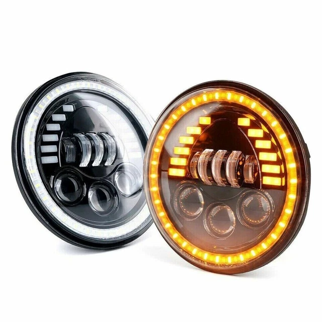 Phare Avant LED 7 Pouces Pour Royal Enfield 650 & 350 - Compatible Plusieurs Modèles