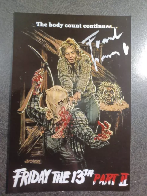 FRANK MANCUSCO JR Hand Signed Autograph 4X6 Photo -PRODUCER - FRIDAY THE 13TH