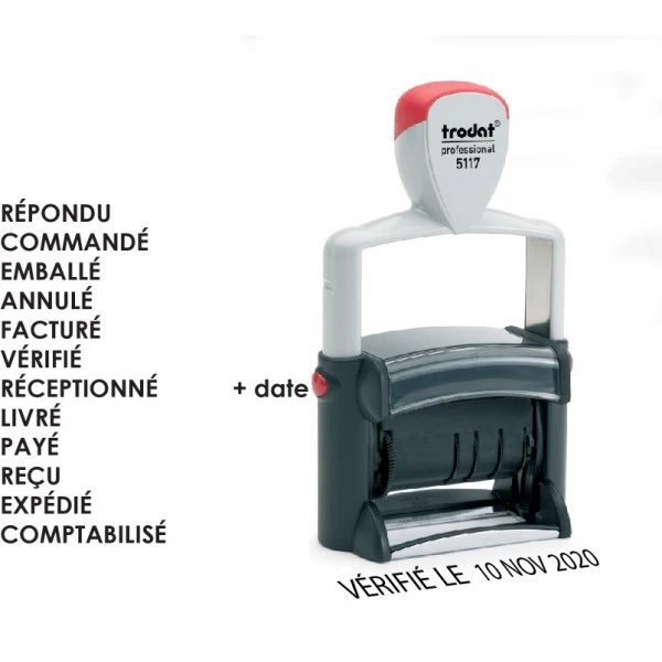 Dateur Multiformules S120WD - 12 Formules à Encrage Automatique | Caractères 4mm
