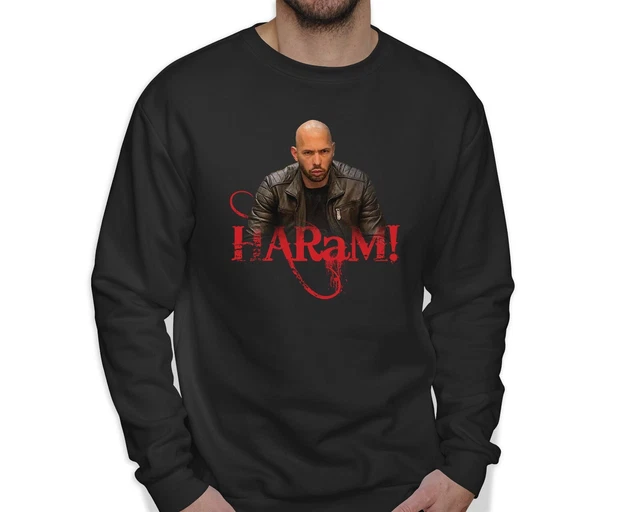 Andrew Tate Jumper Sweater Haram Viral Top G Muslim Islamic Unisex Sweatshirt UK