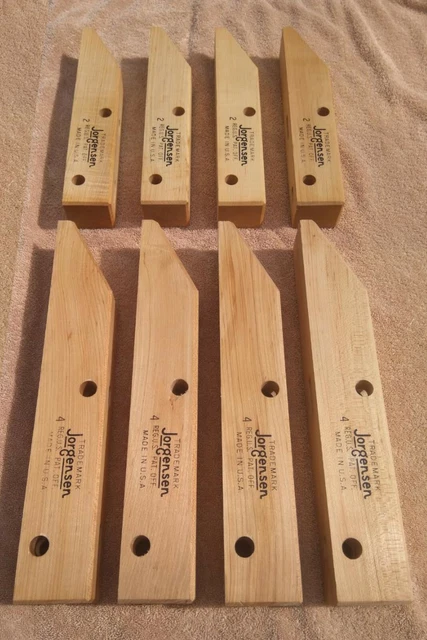 Jorgensen Woodworking Clamp Size 4 & 2   8 pcs Large Parallel Clamp Pony vise