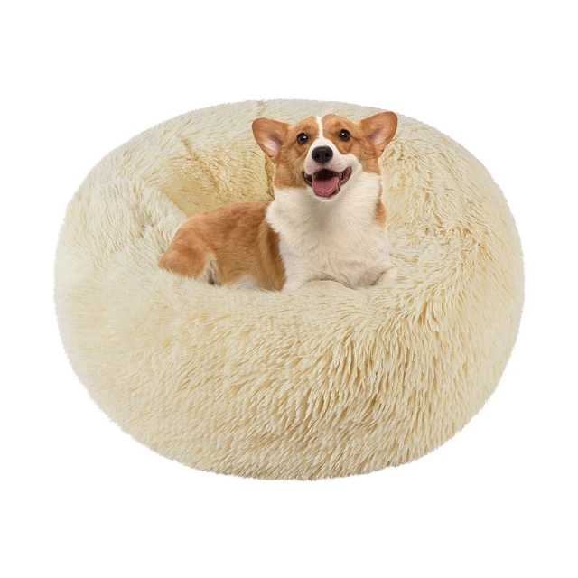 Calming Dog Bed for Small Dogs Round Pet Beds for Cats or Small Dogs... All Sale