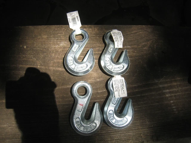 4 Campbell 3/8 In Grade 43 Eye Slip Hook T9101624 Campbell T9101624 020418222191