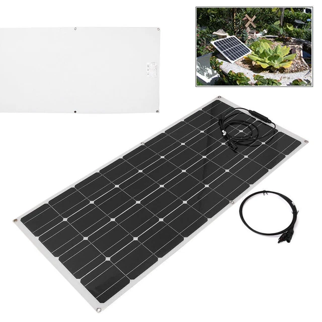 120W 18V Mono Solar Panel Battery Power Charger For Car Motorhome Boats Roof