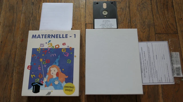 Jeu Amstrad CPC 6128 - CALCULMAT - Micro Application, Action Aventure, France