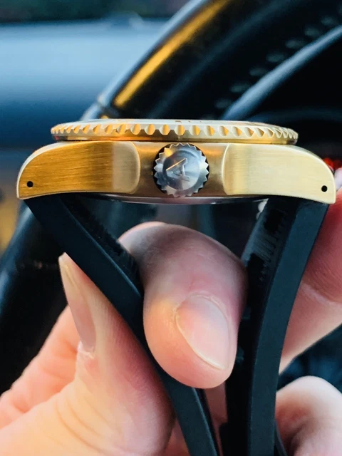 Armida A8 300 Meters Brass Divers Watch NH35 Automatic Movement 3