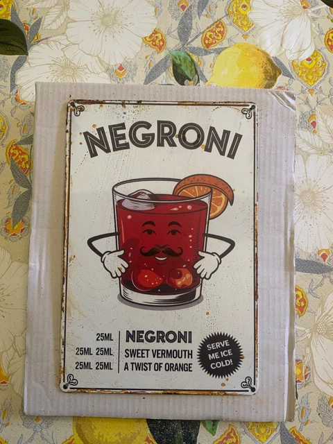 Enseigne Métal Aperol Vintage - 20x30 Cm - Italie - Déco Bar, Cuisine Rétro