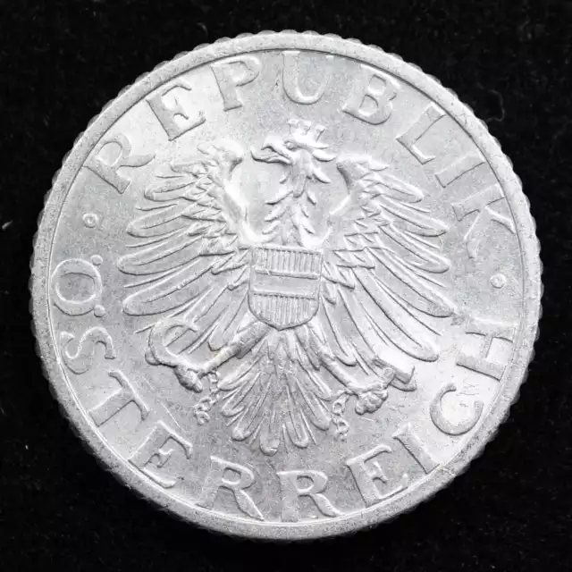 Austria 50 Groschen 1946, Coin, Km# 2870, Eagle, Austrian Shield, Inv#B480