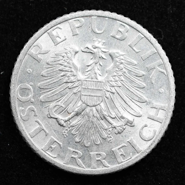 Austria 50 Groschen 1946, Coin, Km# 2870, Eagle, Austrian Shield, Inv#B480
