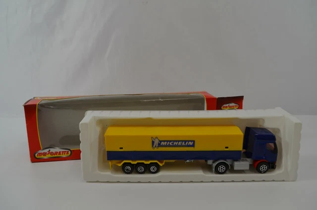 MAJORETTE SUPER TRANSPORT Diecast Metal Semi Truck Trailer