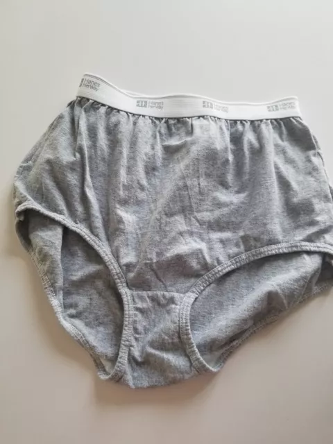 Vintage 1994 Hanes Her Way Cotton Panty Underwear 3 Pk. Brief Women's Sz 6  NOS