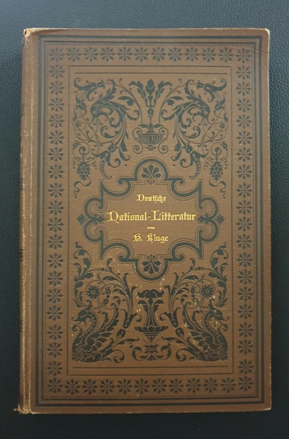 GESCHICHTE DER DEUTSCHEN National Litteratur 1898 EUR 50,00 PicClick DE