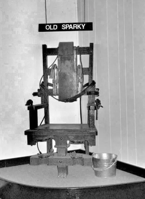 Antique Alcatraz Electric Chair Photo 380b Oddleys Strange & Bizarre