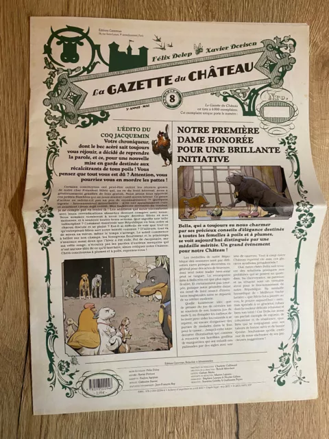 La Gazette Du Chateau N°8 - Le Chateau Des Animaux - Dorison & Delep - Casterman