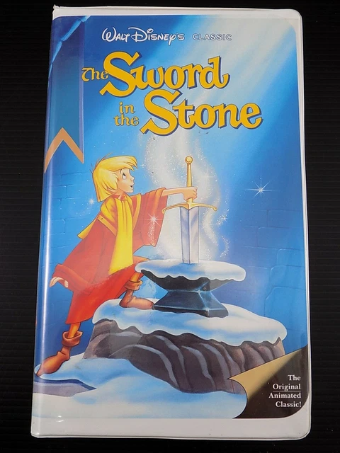 WALT DISNEY'S THE Sword in the Stone VHS 229 Black Diamond The Classics