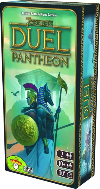 Pantheon Expansion 7 Wonders Duel 2 Player Board Card Game Asmodee ASM SEV09