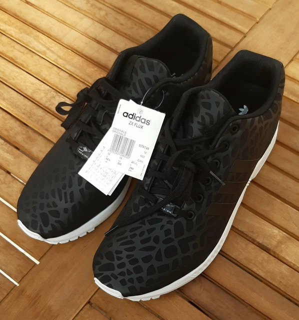 adidas ZX Flux , schwarz/weiß, Gr.47 1/3, brandneu o.Ktn.