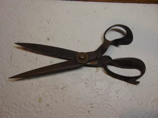 Vintage Commercial Tailor/Sail Maker Shears/Scissor/Brass Pivot