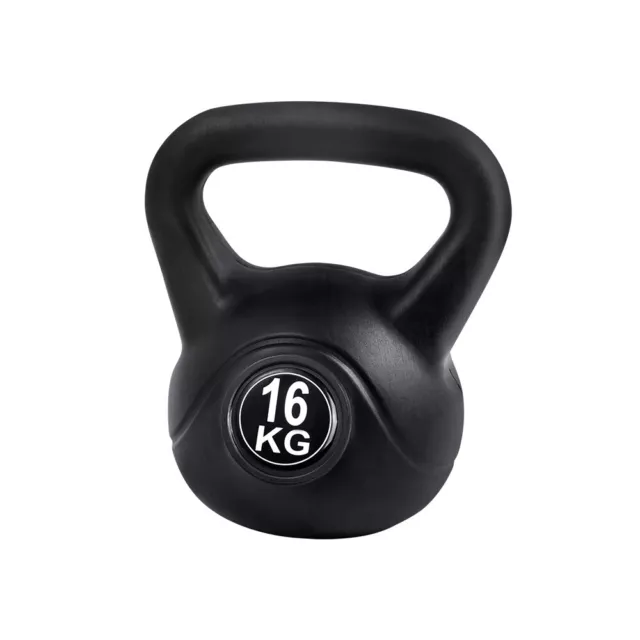 16KG Kettlebell Weight Kettle Bells Bell Kit Fitness Exercise Strength Training