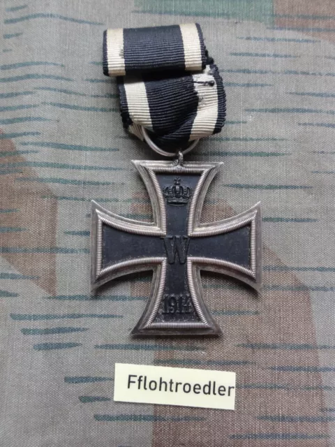 1WK TOP Orig. Orden Eisernes Kreuz 2.Kl. 1914 Hersteller - V EK2 WW1 iron cross