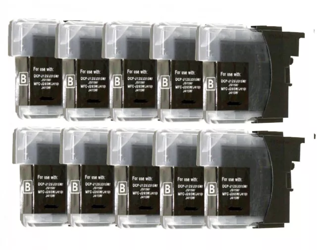 10Tintenpatronen Compatible Avec Brother MFC-J410 MFC-J415W MFC-J125 MFC-J140W