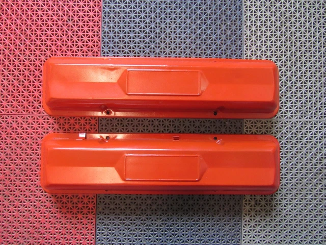 1962-1967 Corvette Impala SBC Valve Covers Turbo Fire Restored Used Pair