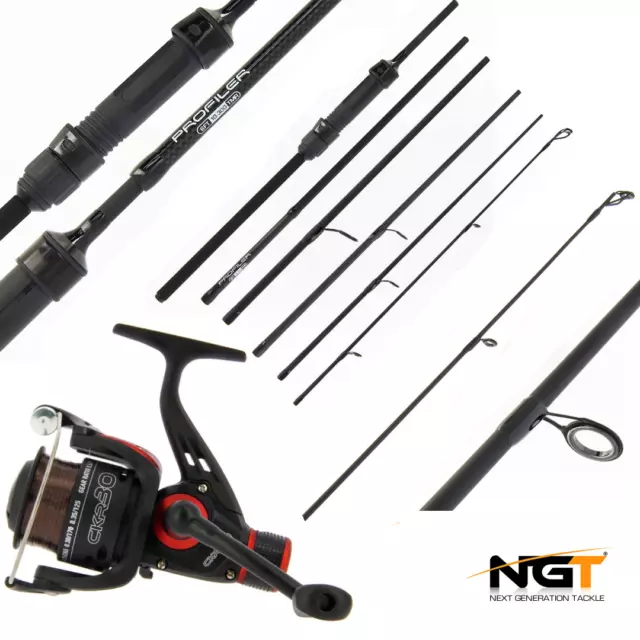 Ngt Profiler Travelmaster Travel Fishing Rod 6Ft 6Pc Carbon + Cr30 Spinning Reel