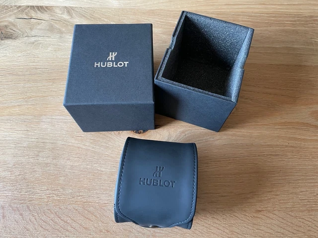 Étui De Voyage Tudor En Cuir Noir Pour Montre - Authentique Neuf (Sans Emballage)