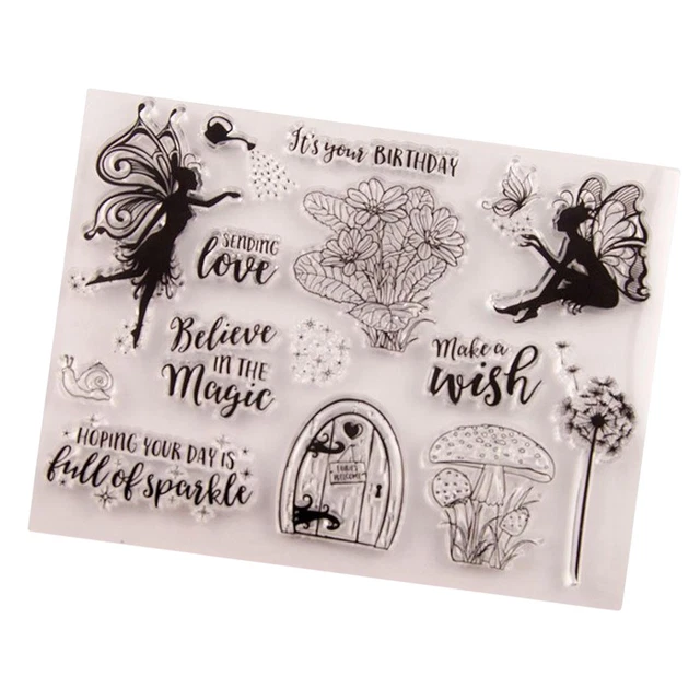 Clear Silicone Stamps DIY Journal for Scrapbooking Cardmaking Transparent