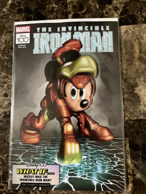 Amazing Spiderman #27 Sciarrone Disney100 Variant Comic Iron Man 2023 NM