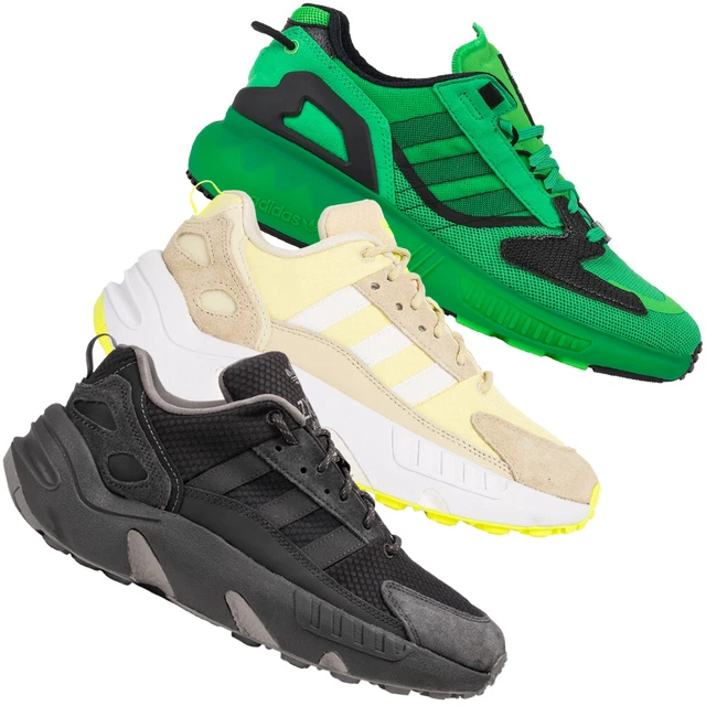 adidas Originals ZX 22 5K BOOST Damen Herren Freizeit Sneaker schwarz grün gelb
