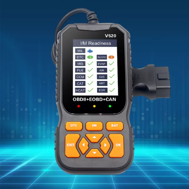 V520 Fault Diagnosis Tester Auto Scan Tool Code Reader Check Engine for 12V Auto