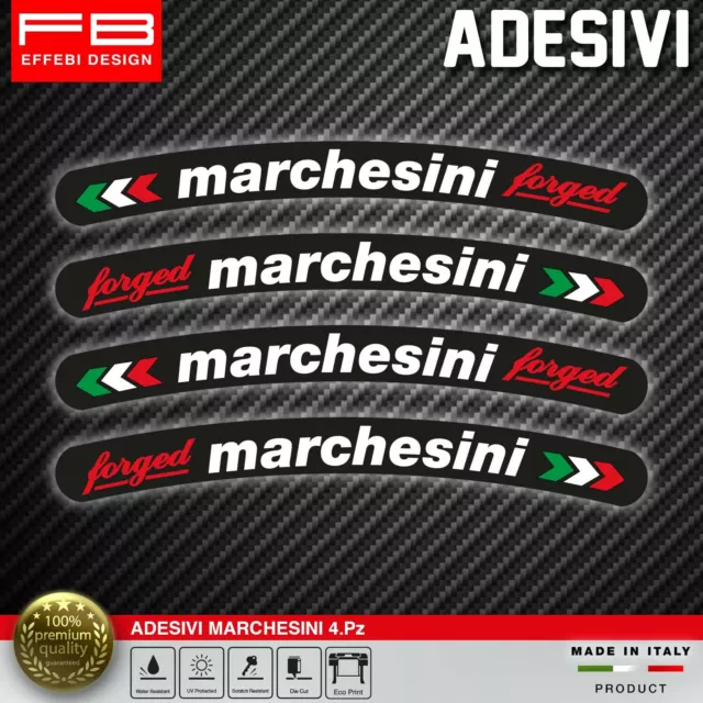 Adesivi Stickers Kit Marchesini Forged Racing Wheels Cerchi Ruote Moto SBK Bike