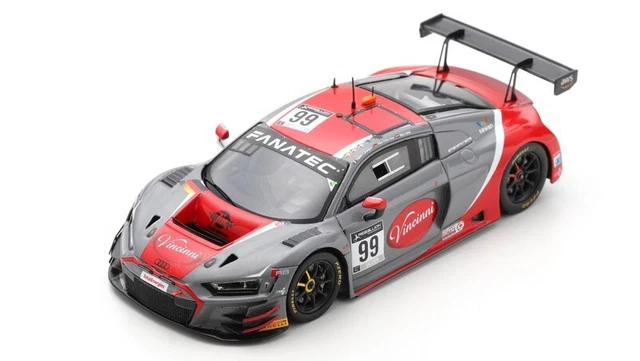 MODEL CAR SPARK Model Audi R8 GT3 24H Spa 2021 1:43 Racing vehicles ...