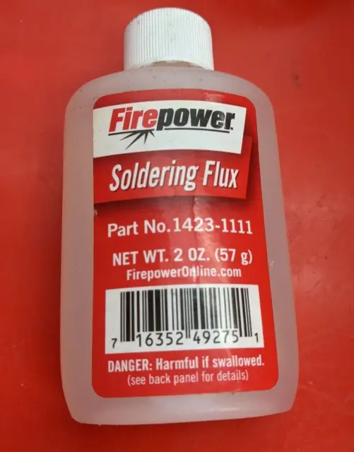 New Fire Power 2 Oz. Soldering Flux-  1423-1111- Made in USA- Free Shipping