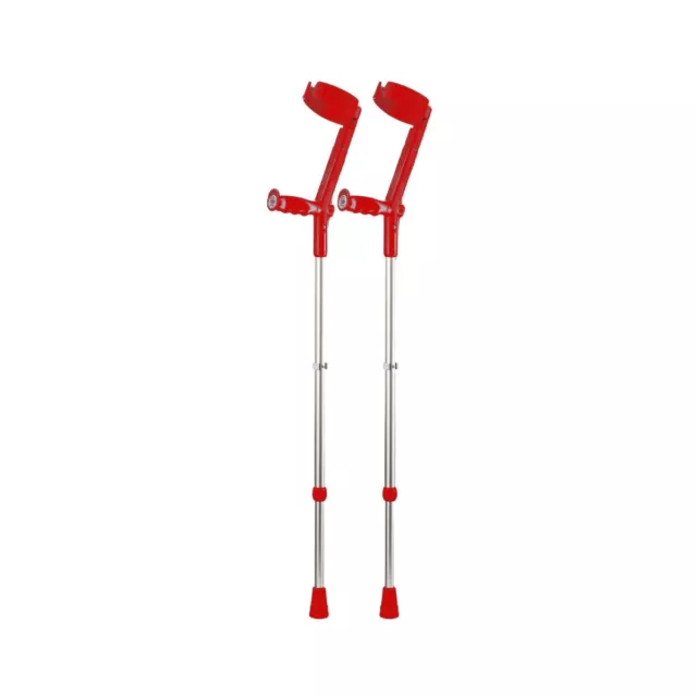 Rebotec Safe-In-Soft – Forearm Elbow Crutches with Caff & Hinge - Made in German