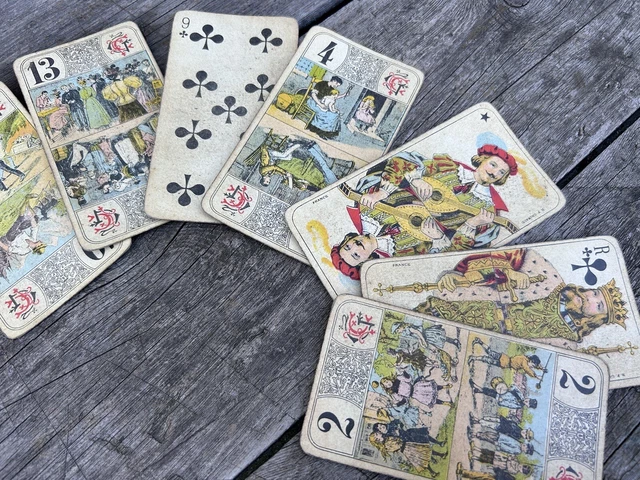 Jeu De Tarot J.P. Grimaud – Cartes Anciennes XIXe – Collection