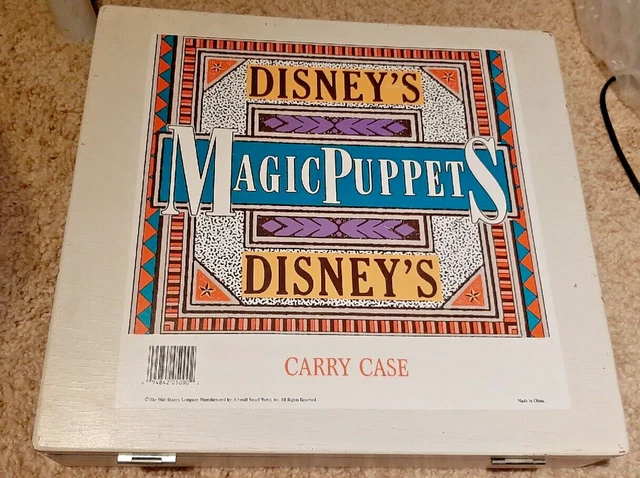 DISNEY VINTAGE MAGIC PUPPETS & CASE PETER PAN WINNIE THE POOH Ca HOOK TINKERBELL