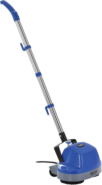 Mini Floor Scrubber W/Floor Pads, 11" Cleaning Path