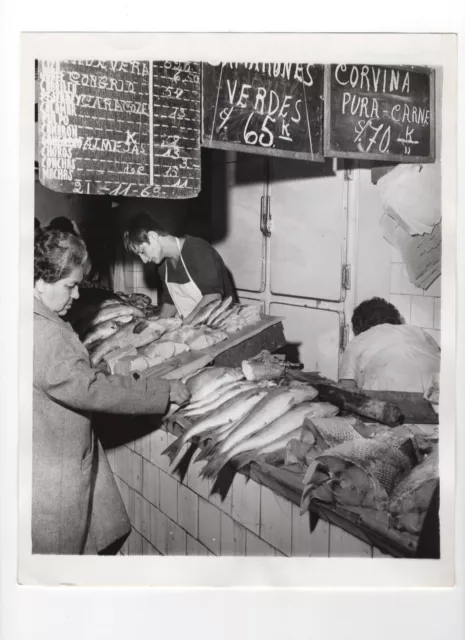 Fish Market In Peru 1970 Press Photo