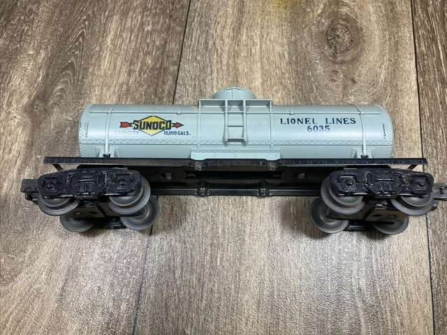 Lionel Sunoco Single Dome 6035 Silver Tanker Car