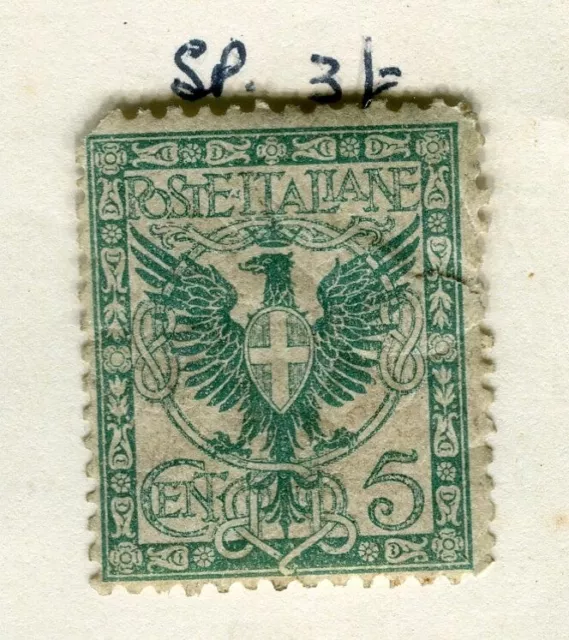 ITALY; 1901 early Emmanuel issue Mint hinged 5c. value