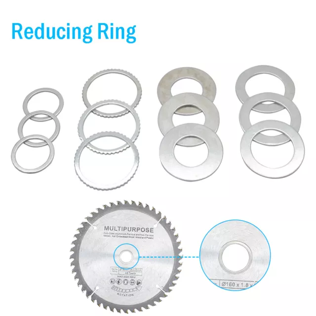 Reducing Rings, Bushes Sawblade Spacers Bushing Washers for Saw Blade Bores New