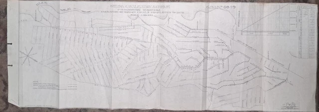 Sudan government 1923 hand drawing map size 33*70 - a 7