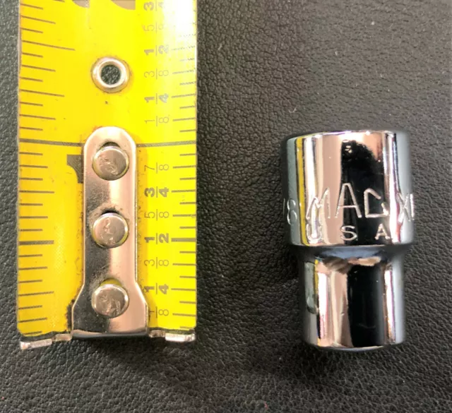 MAC TOOLS  X122R  3/8" Drive SAE 3/8" Shallow 12-Point Socket  USA  (NEW)