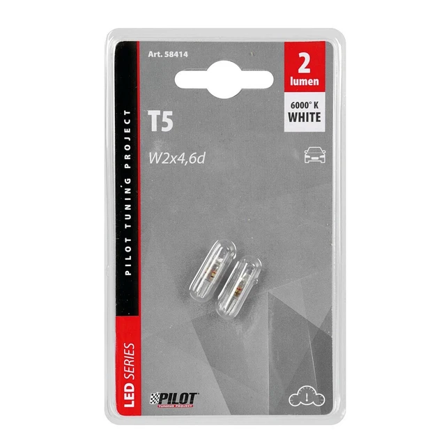 Coppia Lampadine Auto Blu Power In Vetro W5W W2,1X9,5D 12V 5W | Leroy Merlin - Foto 5