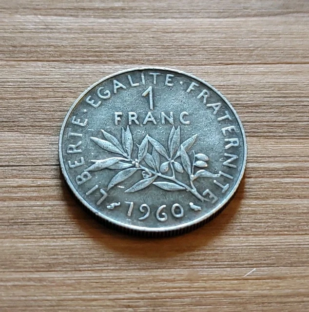 1 Franc Semeuse Lagriffoul 1960 - Petit Modèle, Qualité TTB, Nickel