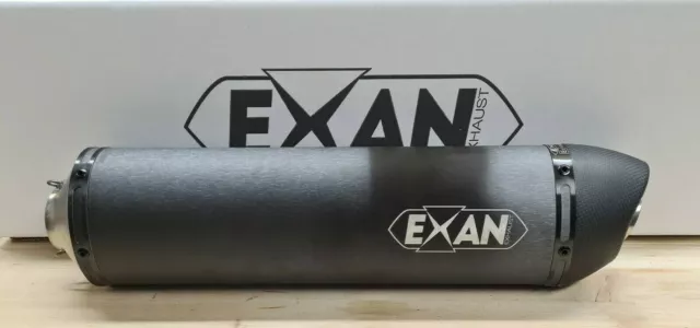 EXAN Carbon Cap SCHWARZ Sportauspuff für ACCESS Shade Xtreme 650 850