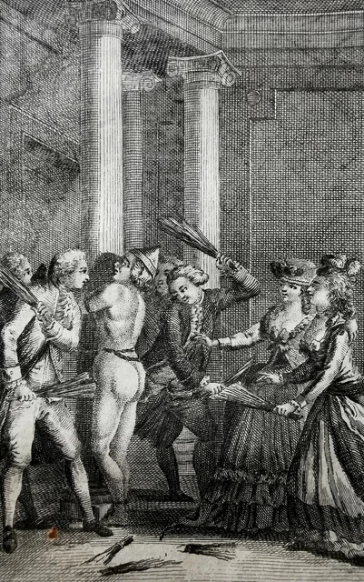 Curiosa - Félicia, ou mes fredaines. 5 gravures d'après Borel et Elluin, 1795.