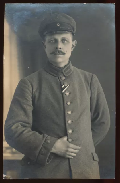 B. Brudner Foto AK - Soldat Portrait - Wilno Wilna Litauen 1.WK